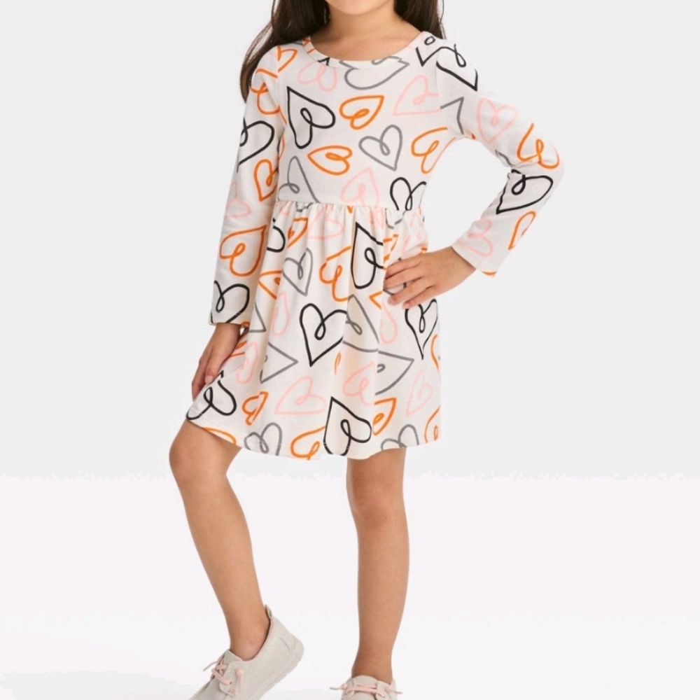 Baby / toddler girl heart dress